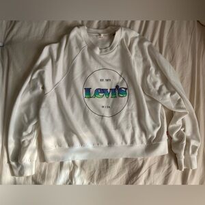 Levi's White Crewneck